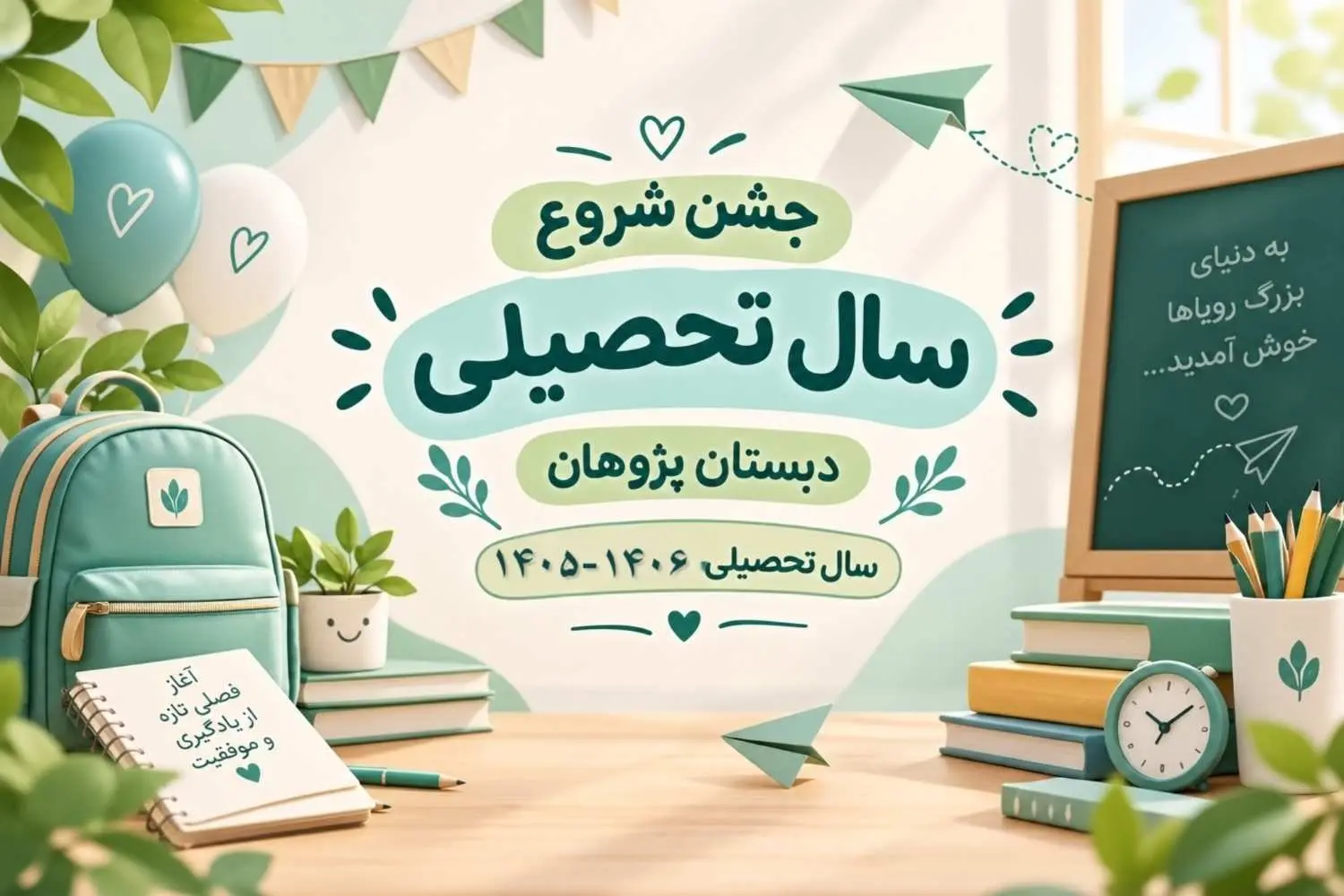 جشن آغاز سال تحصیلی در دبستان پژوهان | شروعی تازه برای پسران پژوهان