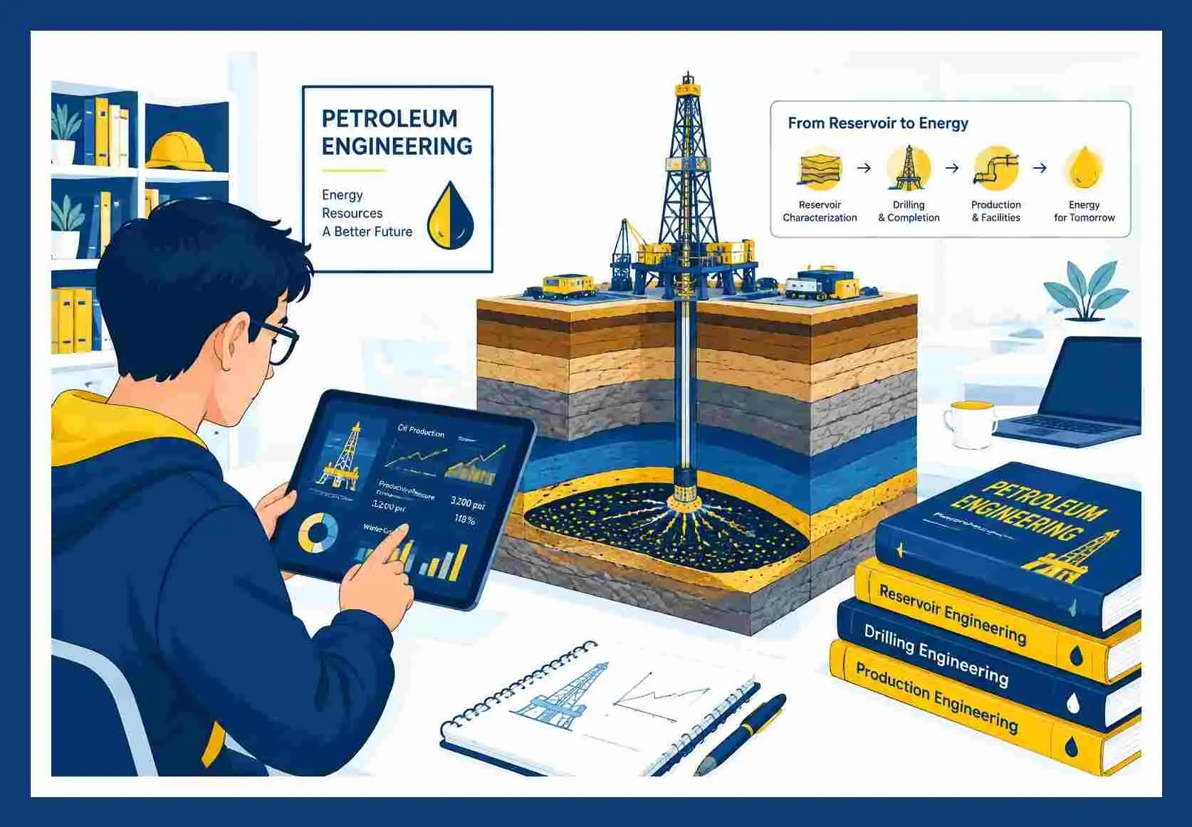 راهنمای جامع انتخاب رشته مهندسی نفت