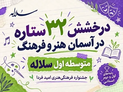 درخشش 32 دانش‌آموز متوسطه اول سلاله در جشنواره امید فردا | رتبه‌های استانی