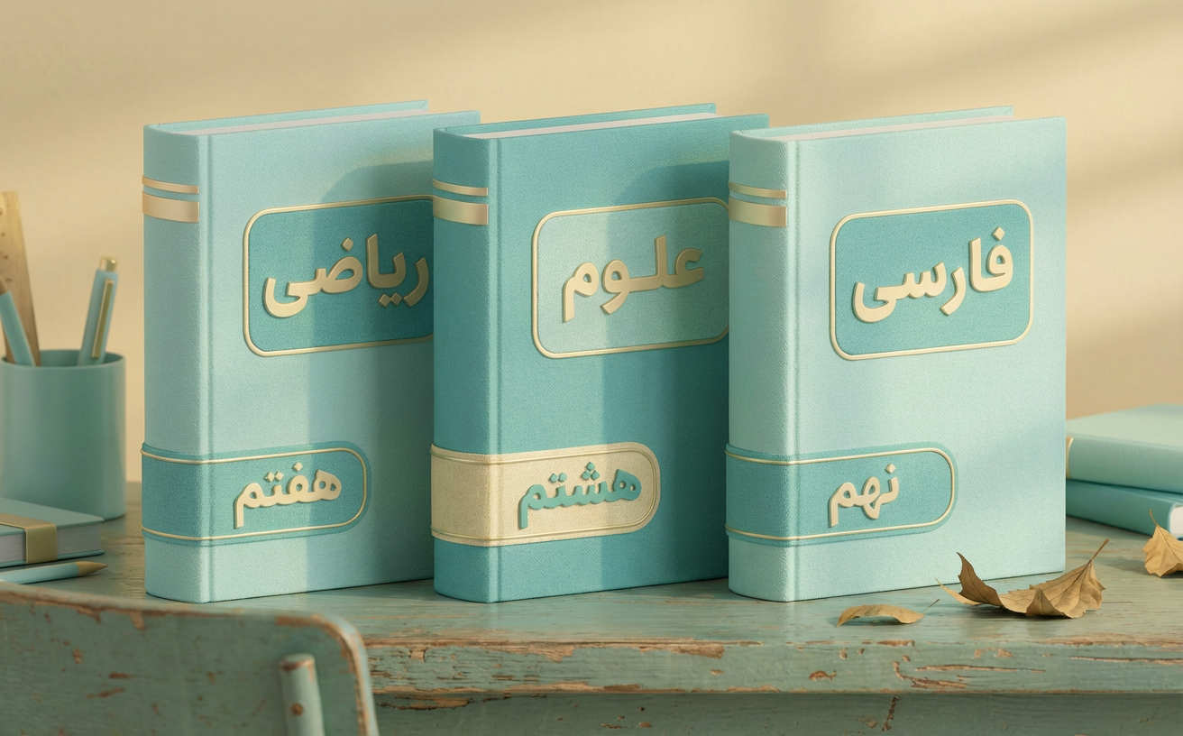کتاب های درسی مهم در امتحانات نهایی متوسطه اول